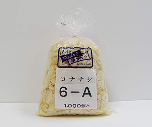 新品 船堀ゴム 工業用ウス指サック 粉無 1000個 6-A