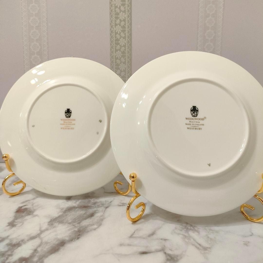 ウェッジウッド Westbury ウエストベリー 5ピースセッティング リーシェイプカップ カップ＆ソーサー サラダプレート 廃盤