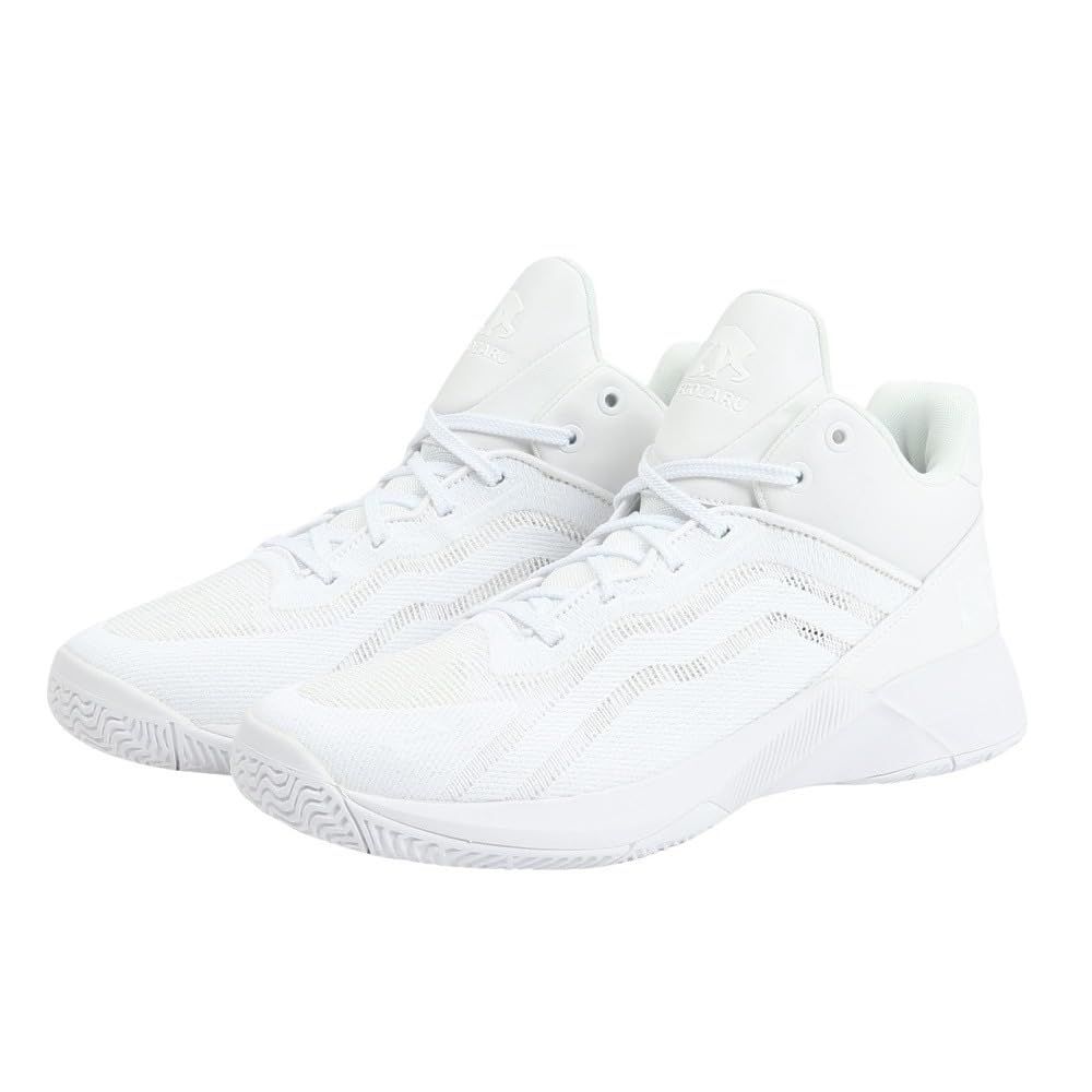 新品 エゴザル（EGOZARU） バスケ シューズ バッシュ EGO AWAKE 1.5 エゴアウェイク 安定 ミッドカット 白 EZFW23-009-220 （ホワイト/２６．０/Men's）