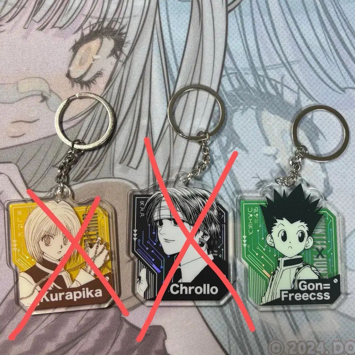 中国ジャンプショップ 上海 限定モデル 正規品 HUNTER×HUNTER アクリル キーホルダー ゴン