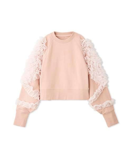 新品 [ファーファー] ドットチュールフリルコサージュスウェット RWCT244082 レディース PNK Free Size 8,634円