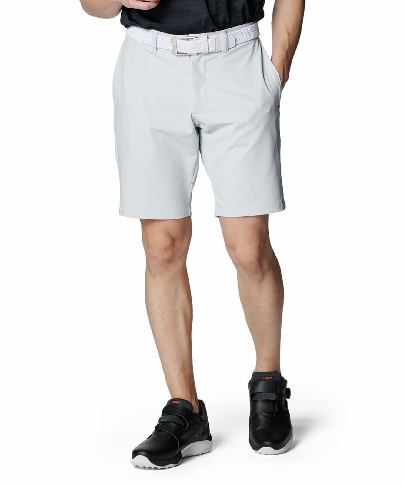 新品 [アンダーアーマー] UA Drive Chill Short Halo Gray White XL