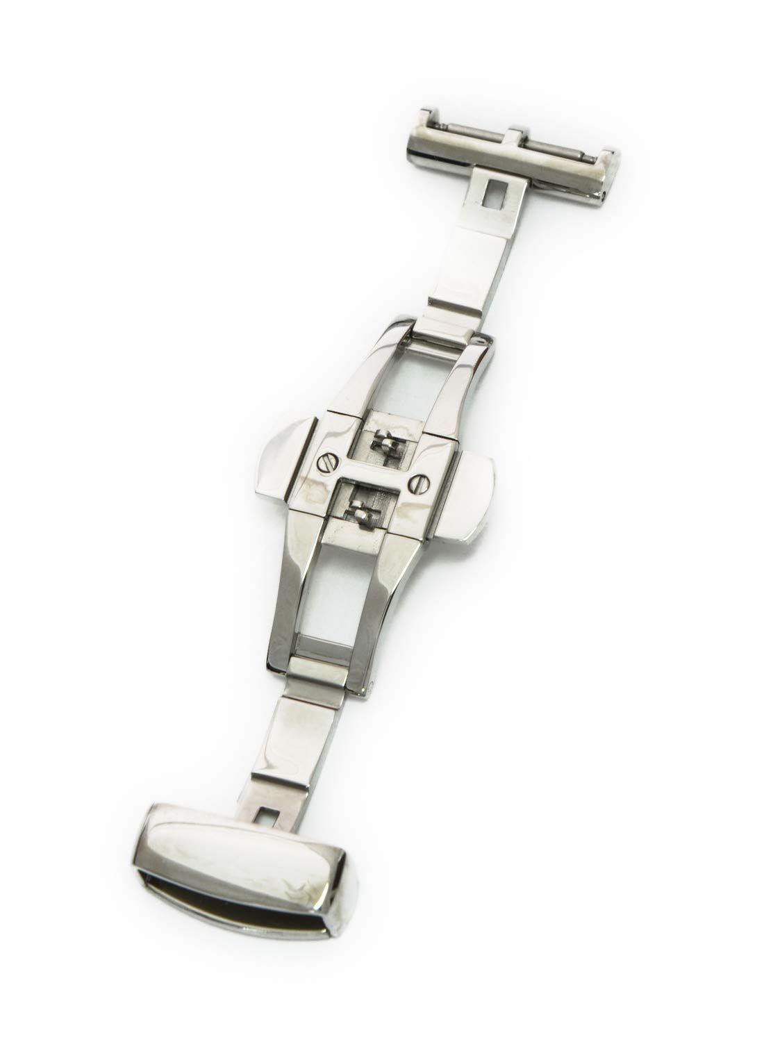 新品 CASSIS[カシス] 時計ベルト Dバックル PBF D-BUCKLE2 ピービーエフディーバックル ツー ミラー 18mm シルバー 交換用工具付き CASSM2018