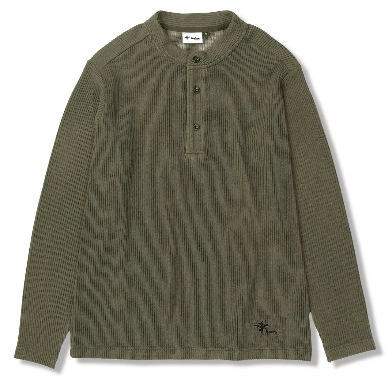 新品 コーデュロイヘンリーネック