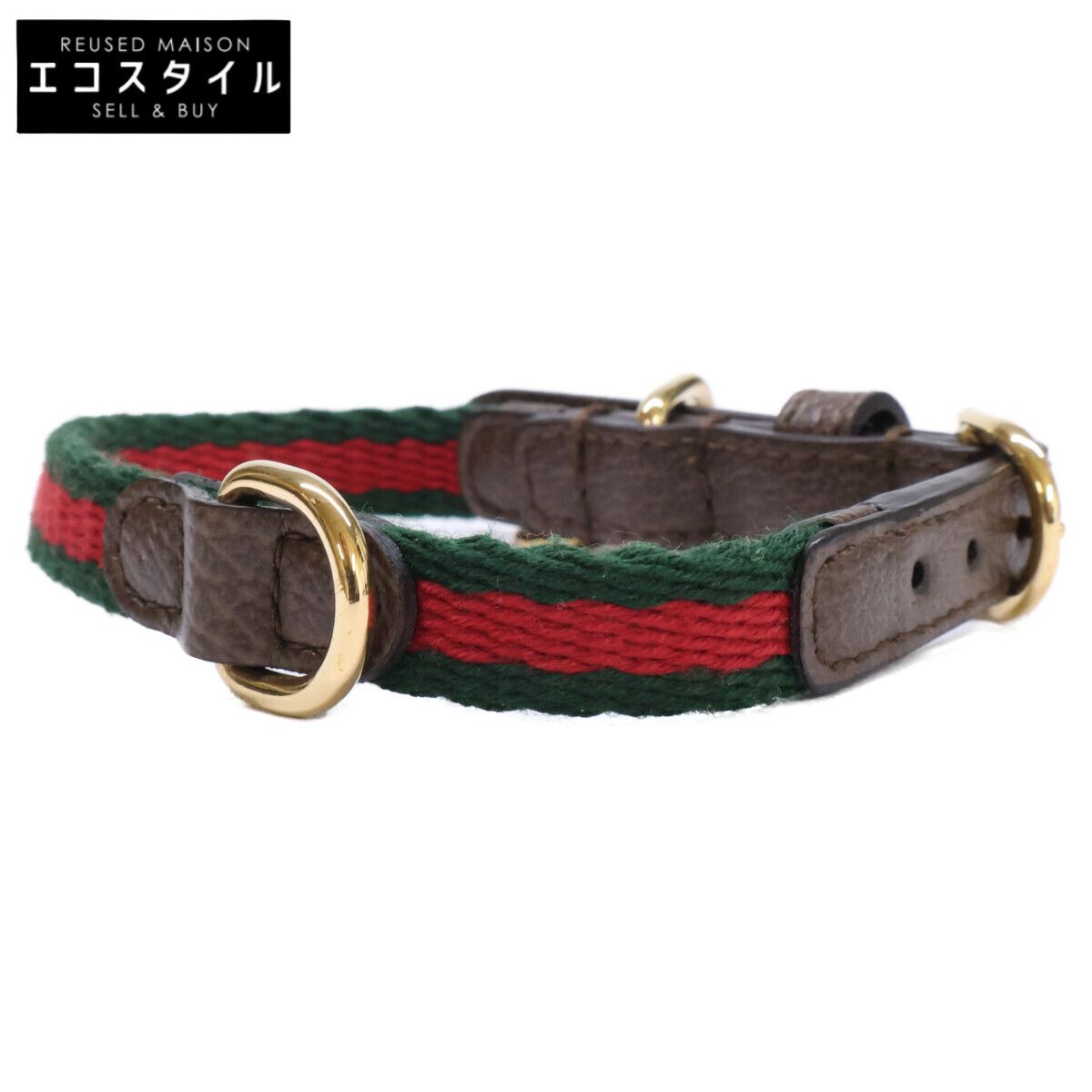 GUCCI グッチ 【美品】692946 エクストラスモール ペット カラー 首輪