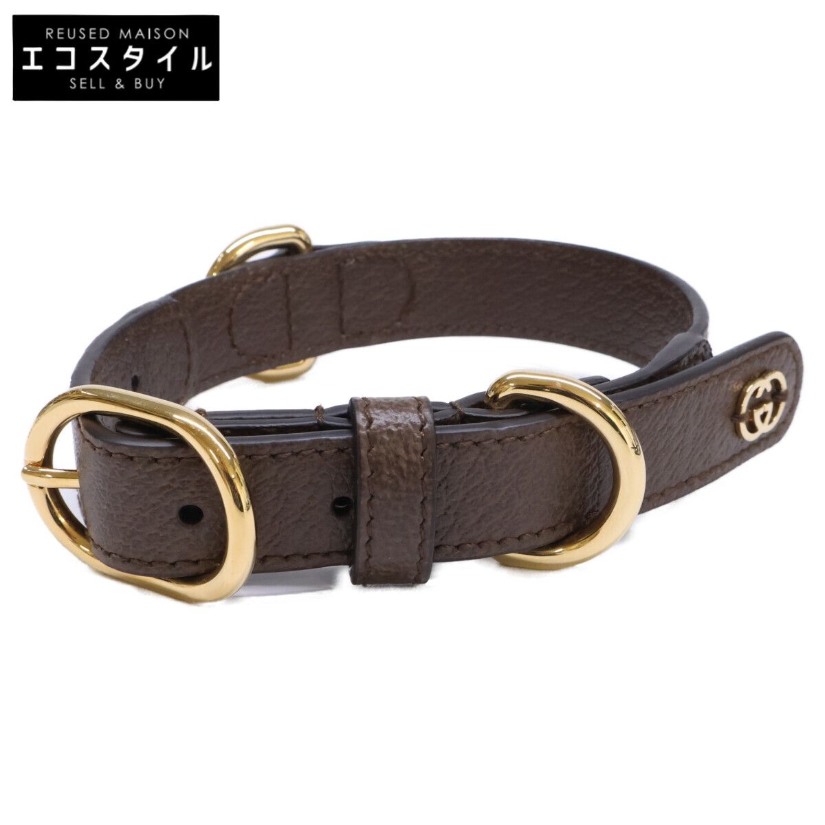 GUCCI　グッチ　‎692943 2ZGHG スモール ペット カラー 首輪　S