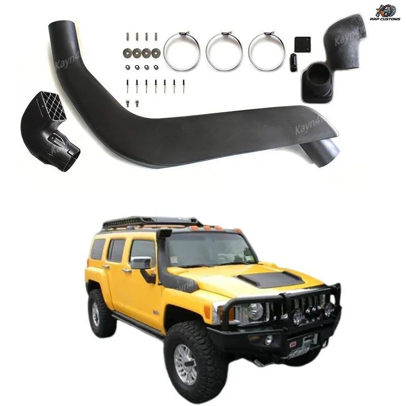 オフロード4x4アクセサリー エアラムインテークシュノーケルセット 2008-2024 ISUZU Hummer H3用 自動車部品 ウェーディングブレスホースチ