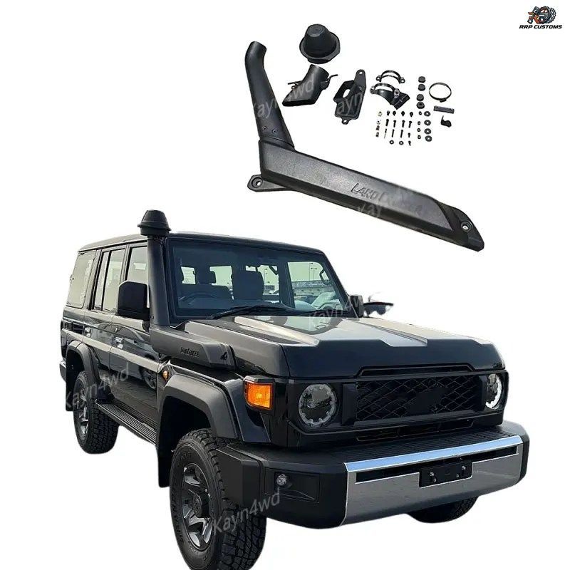 オフロード4x4アクセサリー エアインテークシュノーケルキット 2024年以降のトヨタ ランドクルーザー70シリーズ LC76 LC78 LC79用 ウェーデ
