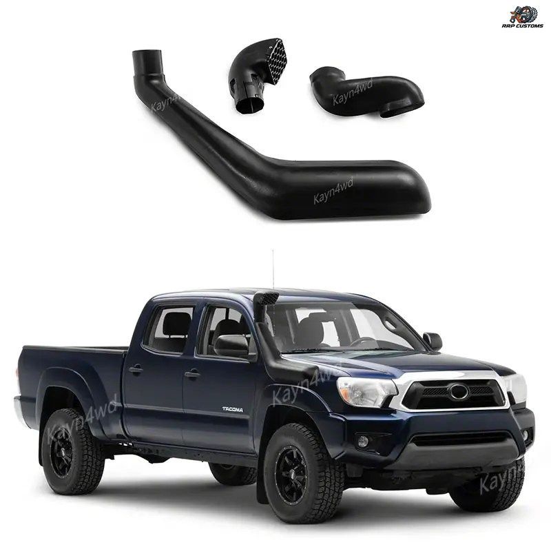 オフロード4x4エクステリアアクセサリーエアインテークシュノーケルキット2005-2021トヨタタコマ3.5L V6ピックアップ用ウェーディングブレ