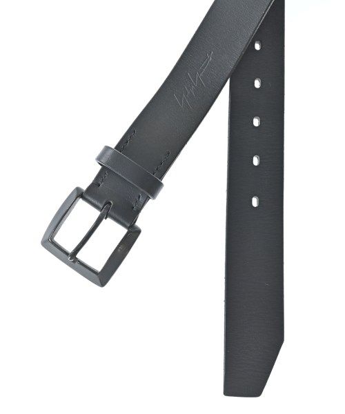 YOHJI YAMAMOTO ヨウジヤマモト ベルト  黒 【古着】【中古】【送料無料】 中古・古着通販】YOHJI YAMAMOTO (ヨウジヤマモト) レザーベルト