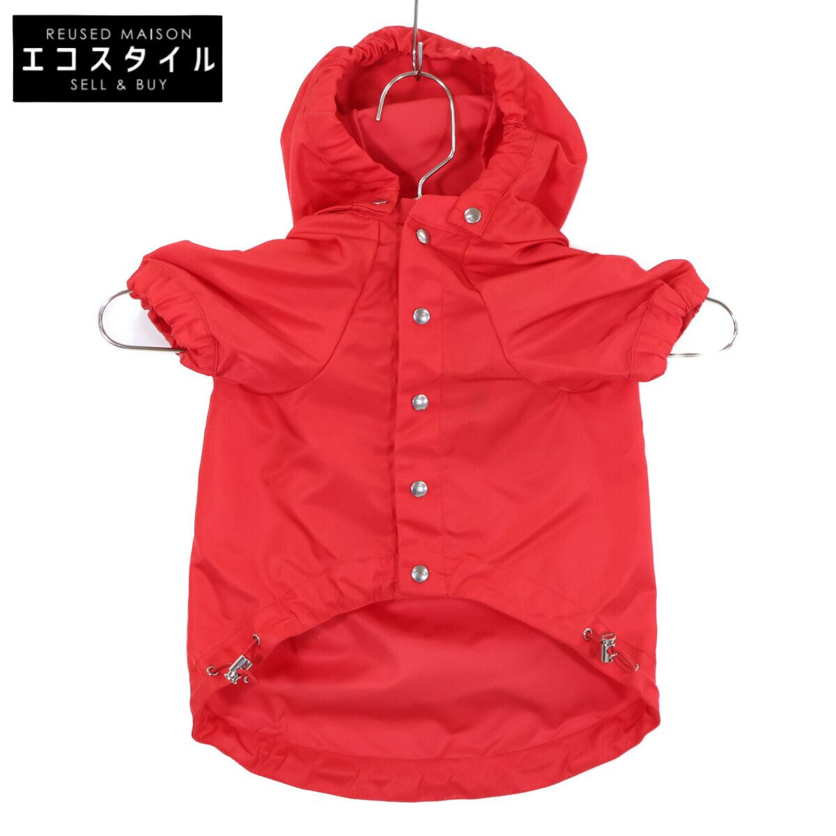 PRADA　プラダ　【即決/国内正規】2YX004 2DMI フード付 Re-Nylon トライアングルロゴ ドッグレインコート　M