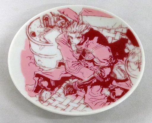 【中古】皿・茶碗(キャラクター) ヴァッシュ・ザ・スタンピード 豆皿 「トライガン」 デビュー25周年記念 内藤泰弘の世界展 -トライガン＆血界戦線-グッズ