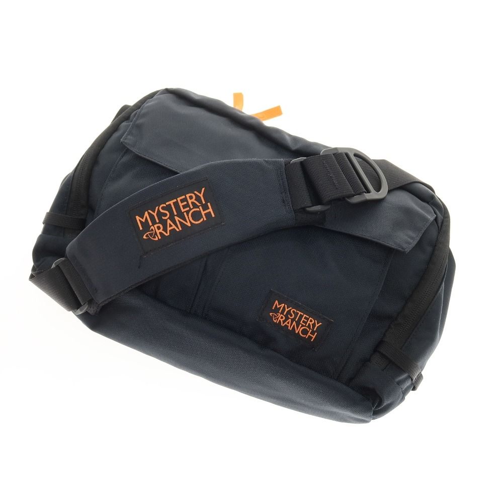 【中古】ミステリーランチ MYSTERY RANCH 297684 ナイロン ショルダーバッグ ブラックネイビー【WxH22xD7】【メンズ】
