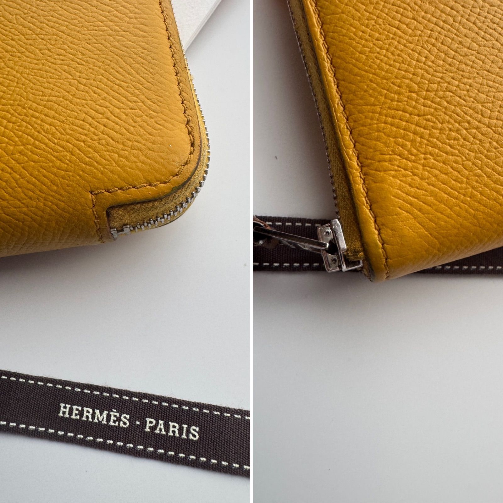 美品】 455 HERMES エルメス アザップ シルクイン 長財布 - メルカリ