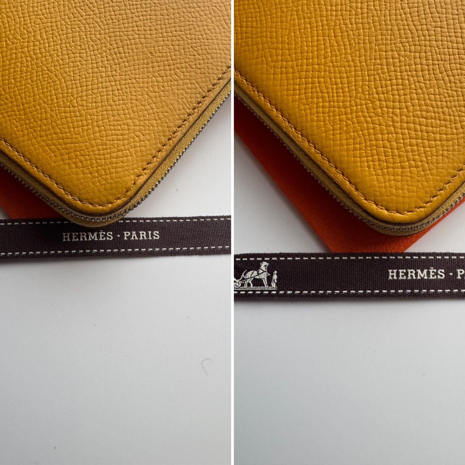 美品】 455 HERMES エルメス アザップ シルクイン 長財布 - メルカリ
