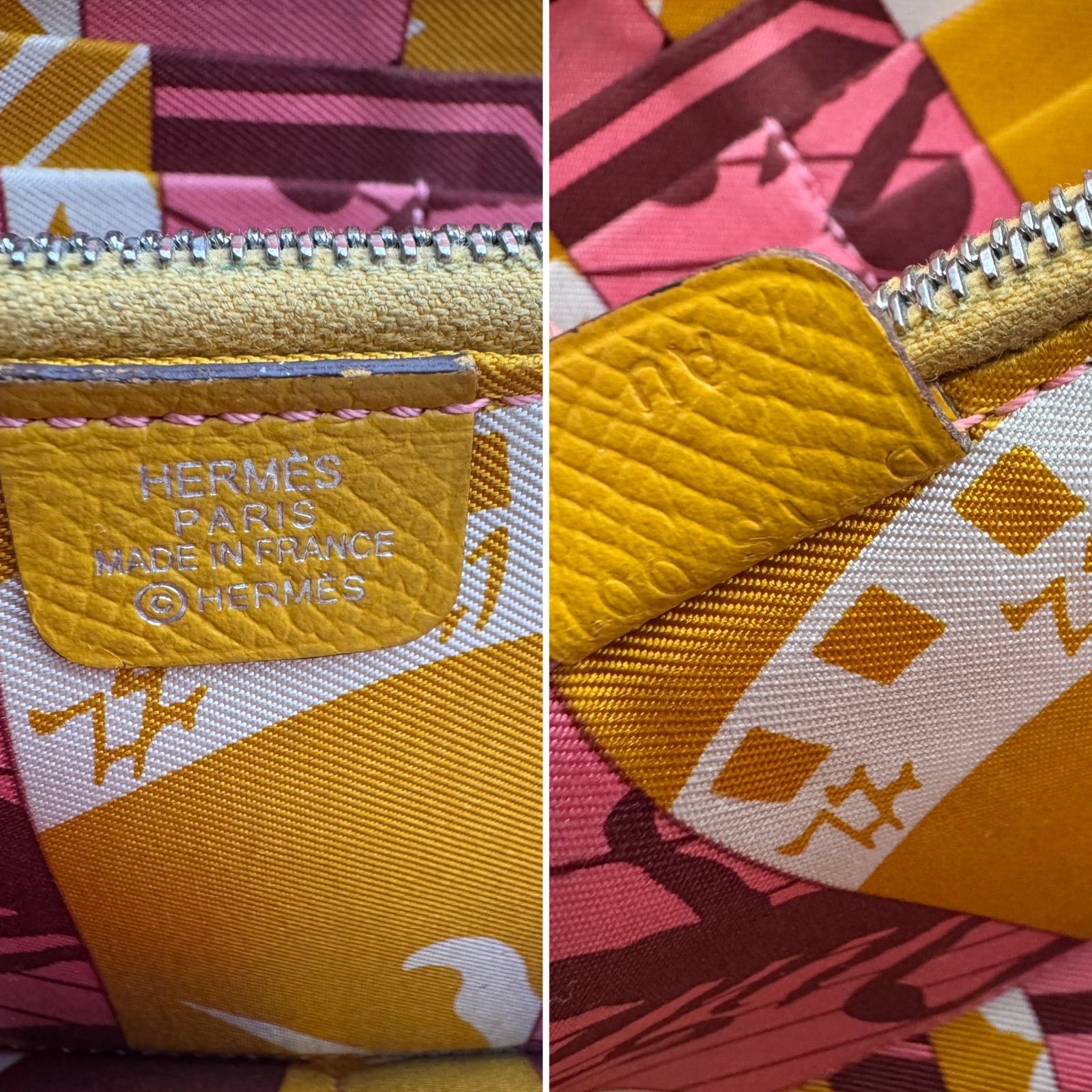 美品】 455 HERMES エルメス アザップ シルクイン 長財布 - メルカリ