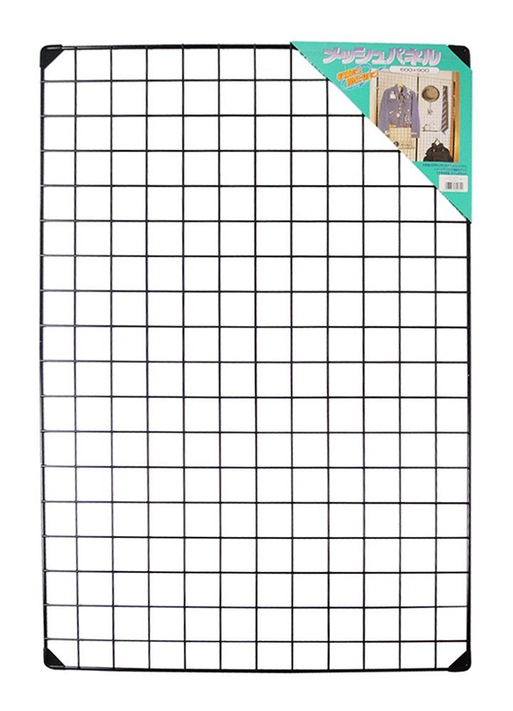 新品 和気産業(Waki Sangyo) メッシュパネル 壁面収納 賃貸 間仕切り 1枚 黒 600×900mm EMP040