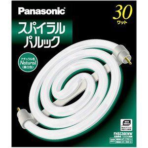 新品 パナソニック スパイラルパルック蛍光灯 丸形 30形 ナチュラル色(3波長形昼白色) FHSC30ENW