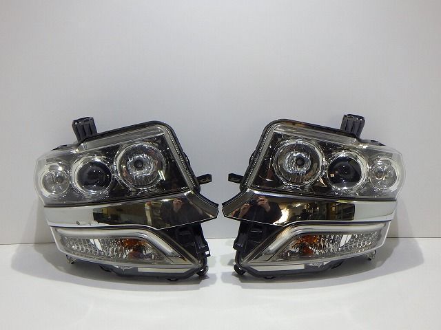 N-BOX カスタム ヘッドライト左右 HID JF1 JF2 前期 100-62038 4 33100/33150-TY0-J61 コーティング 260515051