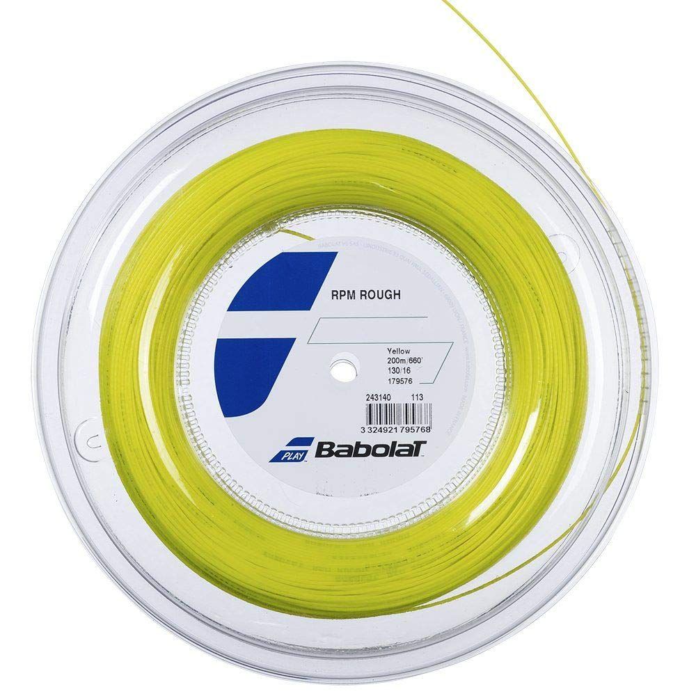 新品 バボラ Babolat テニスガット・ストリング RPM ROUGH RPMラフ 200mロール ロールガット 243140