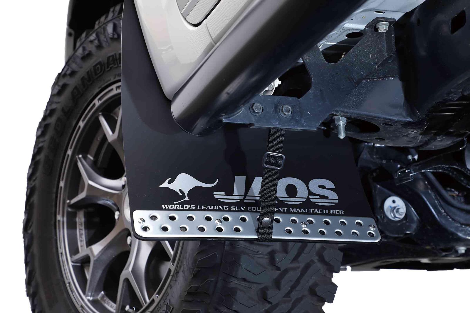 新品 ジャオス(Jaos) マッドガードIII フロントセット ブラック ハイラックス 125系、125系 ZGR SPORT B622096F