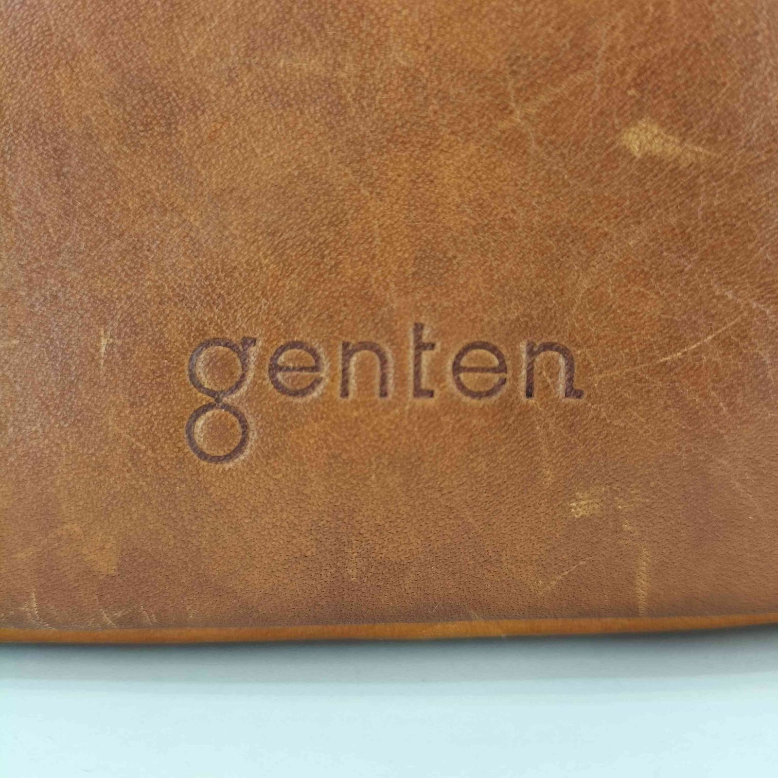 ゲンテン genten キャンバス レザー ボストンバッグ メンズ 表記無