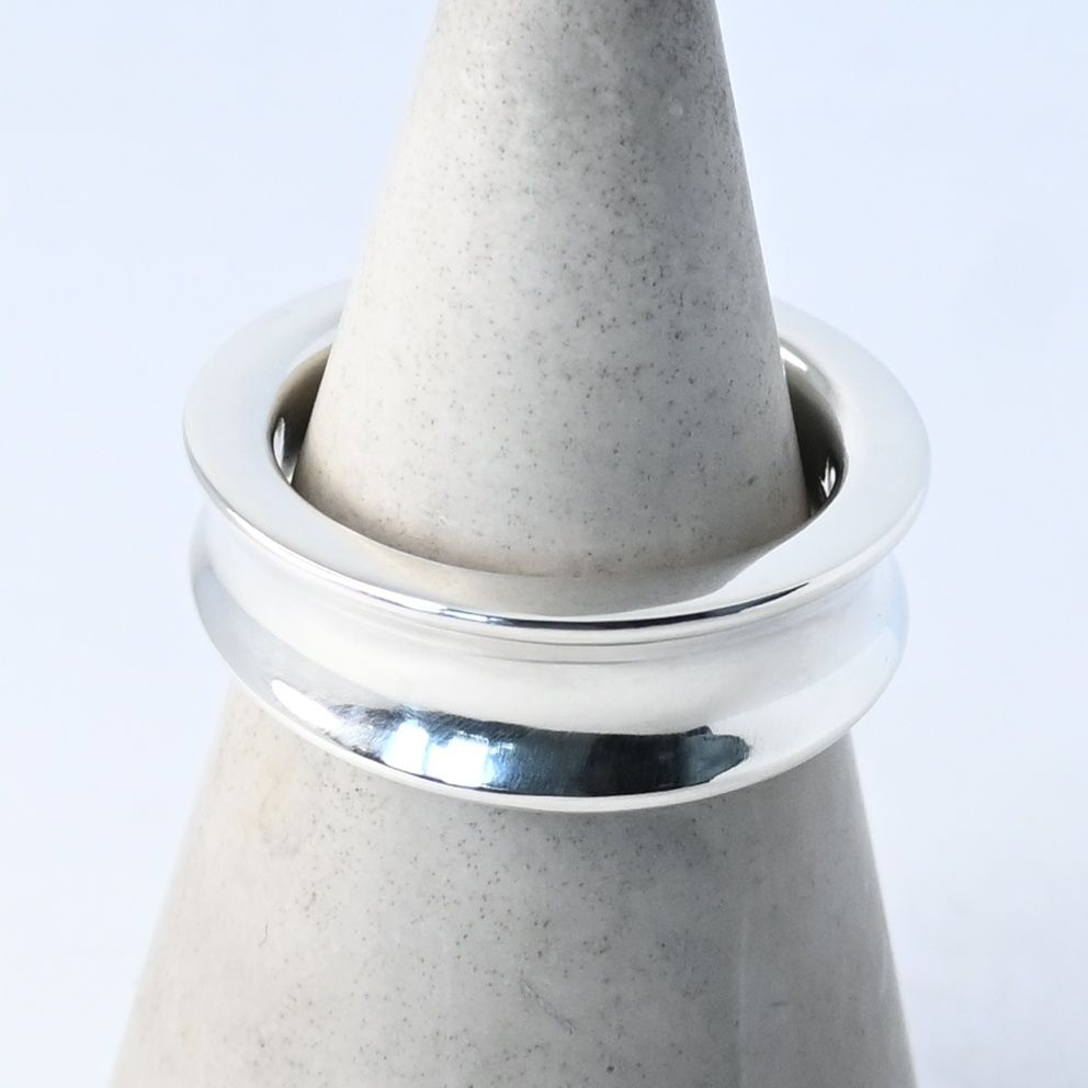 【研磨済】ete bijoux silver925 コンケイブ リング 15号 エテ ビジュー シルバー 指輪