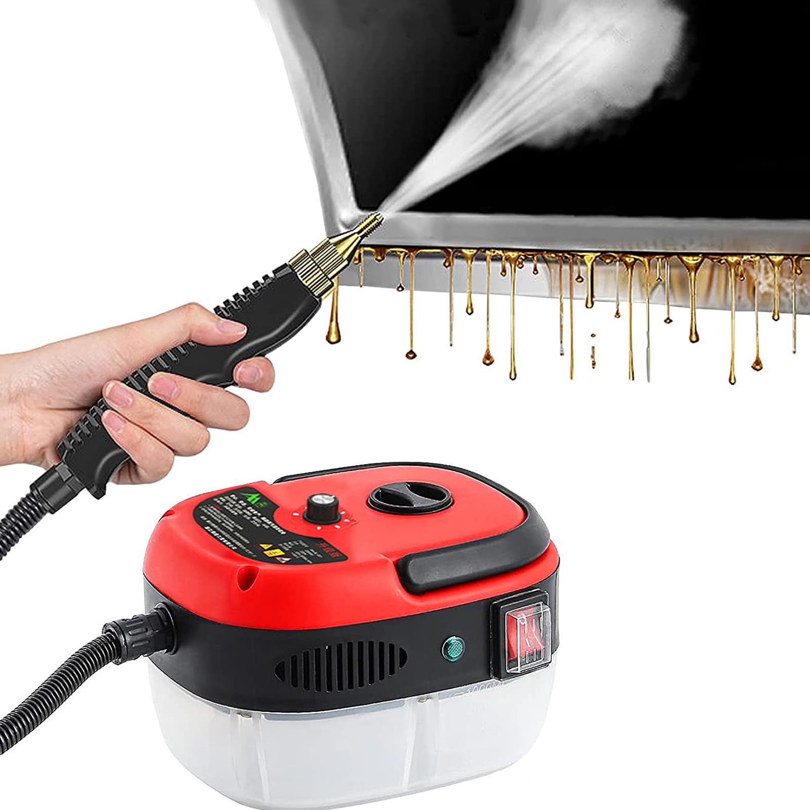 新品 QuiExact スチームクリーナー 高温 高圧 蒸気洗浄機 2500W 110V 6