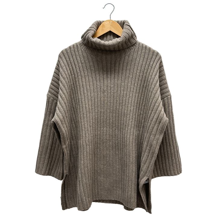 【MR MITTENS】 RIBBED HIGHNECK KNIT 23080570003330 ベージュ FREE
