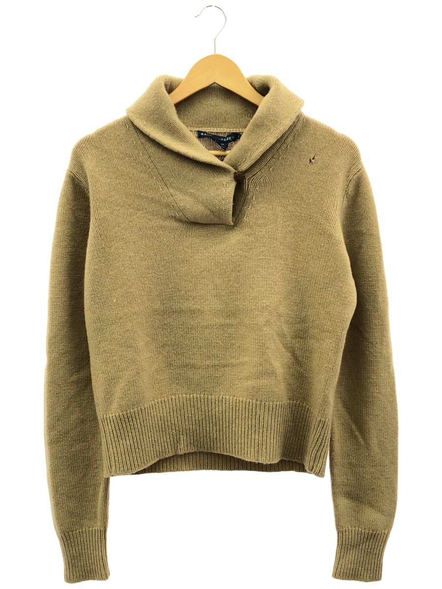 RALPH LAUREN (ラルフローレン) ウールカシミヤショールカラーニットプルオーバー ベージュ XL