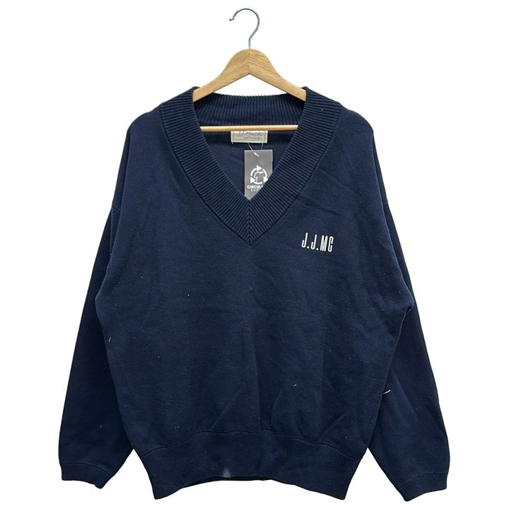J.J.Mercer V NECK KNIT ネイビー FREE