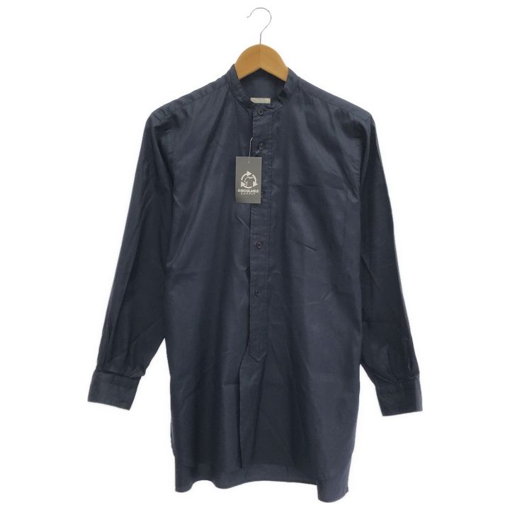 COMOLI シルク プルオーバーバンドカラーシャツ comoli シルクシャツ 18ss