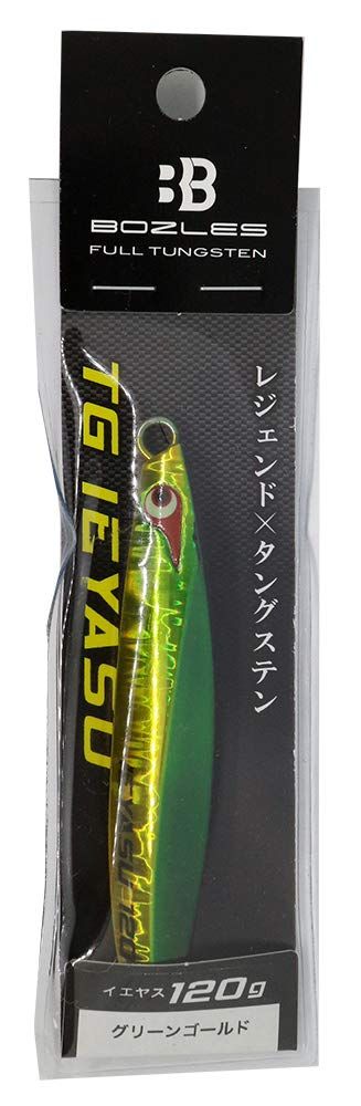 新品 ボーズレス(Bozles) メタルジグ TGイエヤス 120g グリーンゴールド