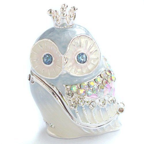 新品 クリスタルジュエリーボックスのトップブランド ピィアース ＜ クラウンフクロウ フェアリーブルー ＞ ピィアース公式ネットショップ でしか買えない限定カラー☆ ex516-1 【ピィアース直営ショップ】