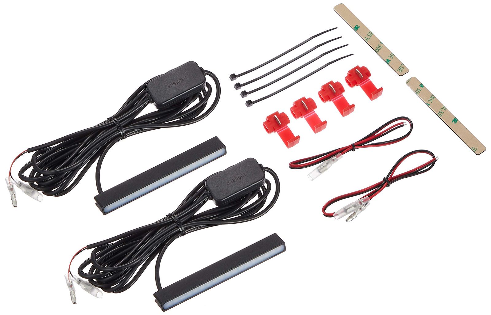 新品 VALENTI(ヴァレンティ) 汎用 LEDデイタイムランプ スーパースリム ショートタイプ ホワイトレンズ/ブルー発光 DTL-S18CB