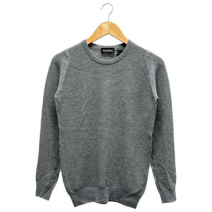 JOHN SMEDLEY (ジョンスメドレー) メリノウールニット グレー XS