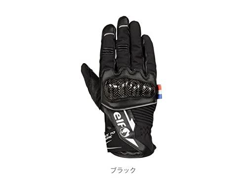新品 エルフ(elf) バイク グローブ アジリタグローブ ブラック Lサイズ EG-A511