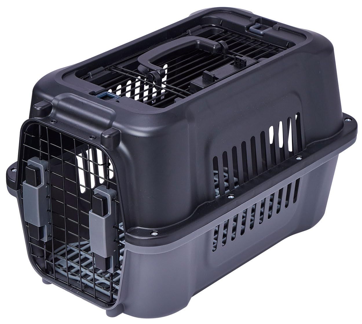 新品 ペティオ (Petio) 犬猫用キャリー ２ドア タフハウスキャリー ブラック S