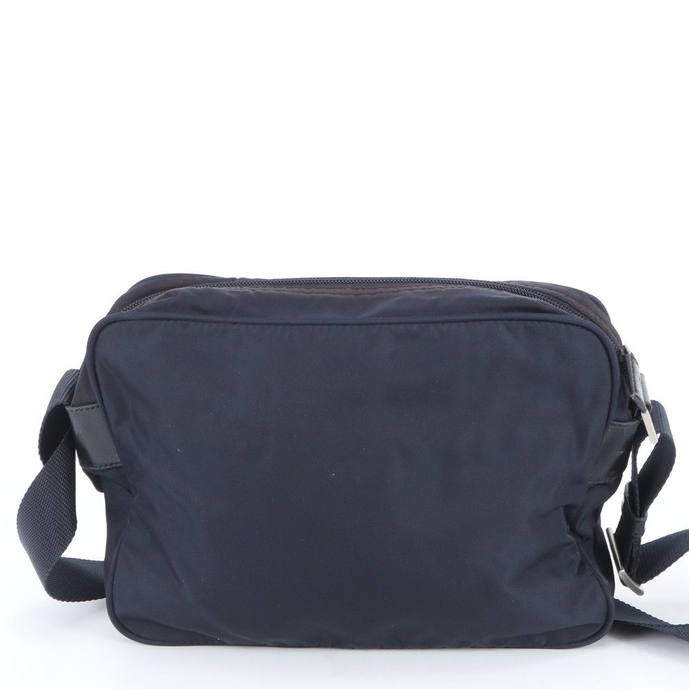 美品 プラダ テスート ナイロン トライアングルロゴ レザー ショルダー 