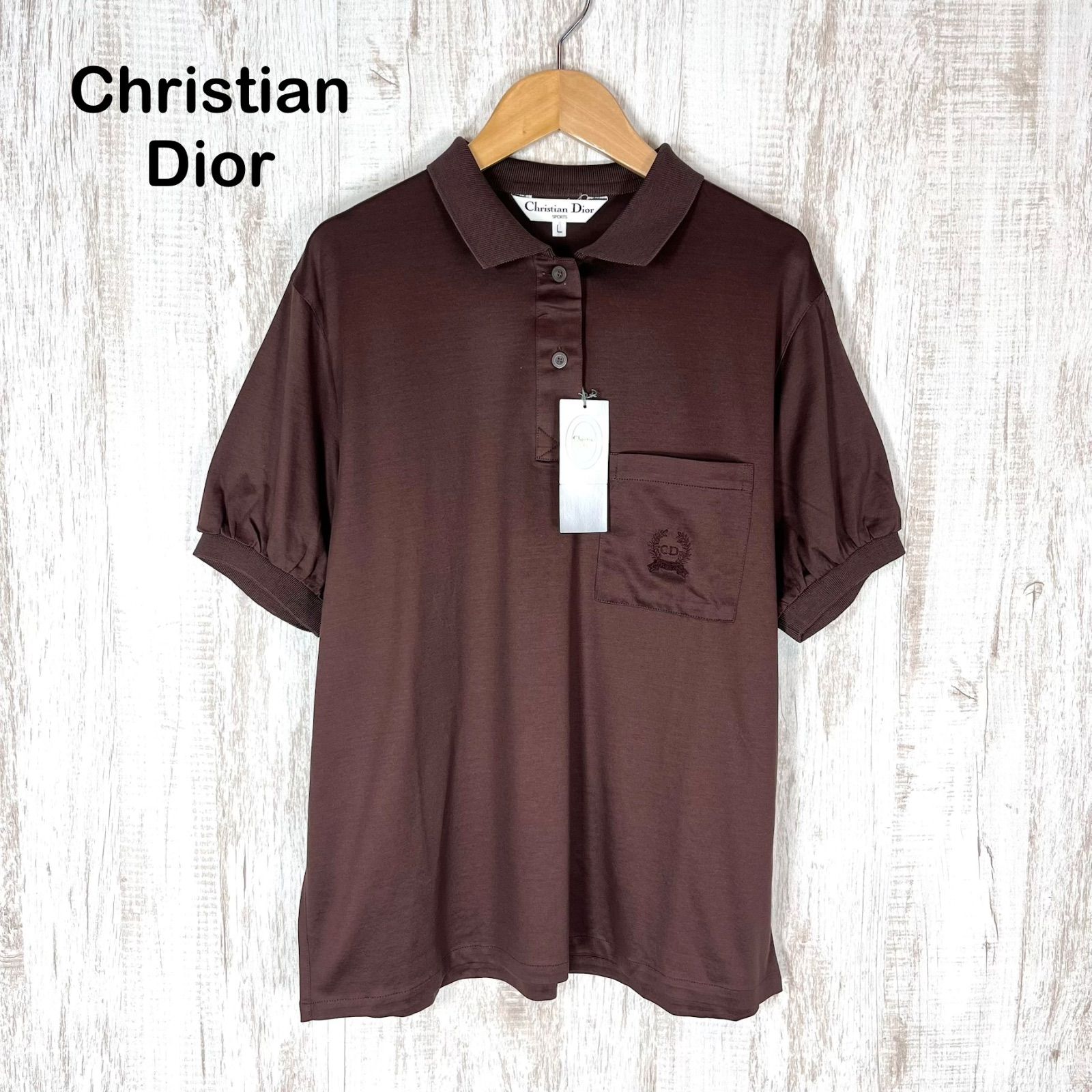 新品未使用 美品 Christian Dior クリスチャンディオール CDロゴ刺繍