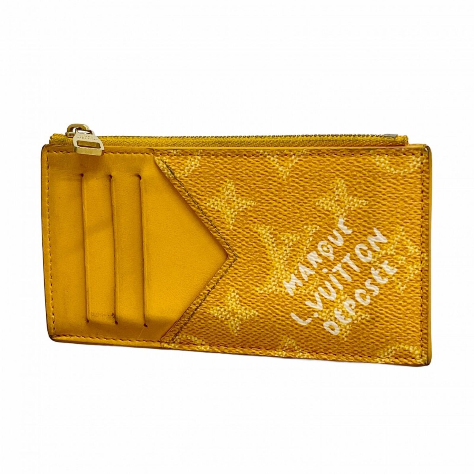 ルイ・ヴィトン(Louis Vuitton) ルイ・ヴィトン 財布・コインケース モノグラム・ヘリテージ コインカードホルダー M12660 サフランイエローメンズ