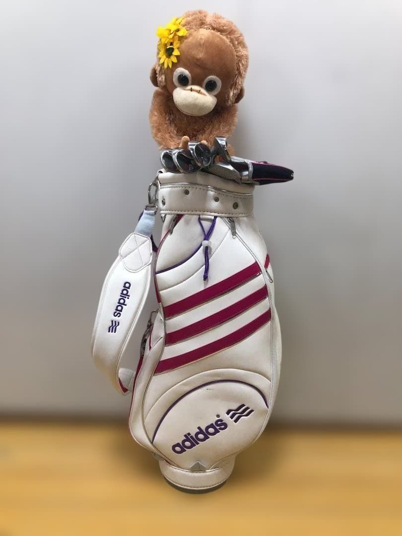 送料無料 レディース ゴルフクラブ セット キャディバッグ付 adidas YONEX FIORE TaylorMade R9 Odyssey 初心者 女性用　112910-1-005