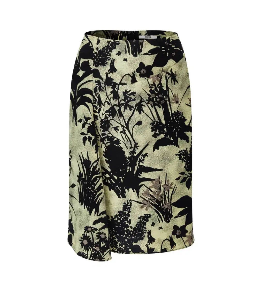 チーク ARC SILK PRINT SKIRT (LEMON SHADOW)