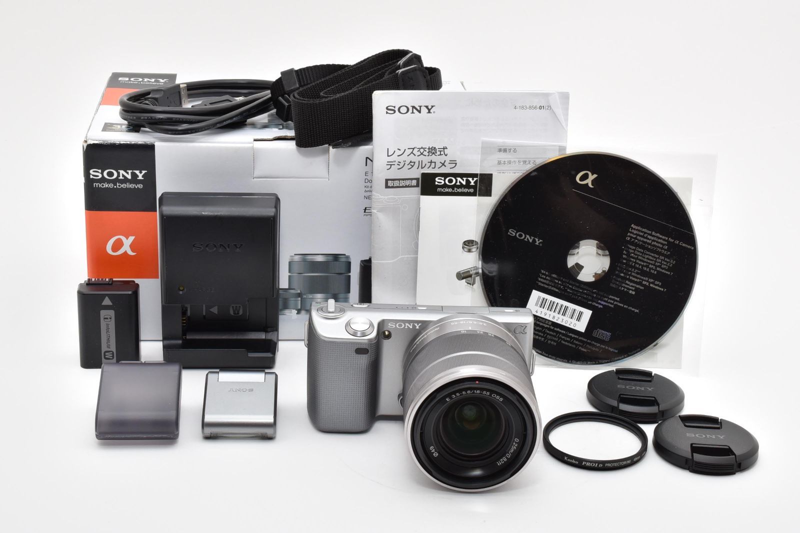 ★美品★ 【ショット数 5350回】SONY NEX-5 + SEL1855 レンズキット OB4286 #138