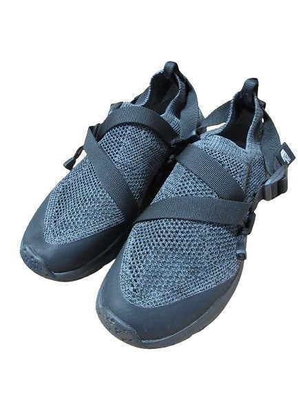 ザノースフェイス THE NORTH FACE ウルトラ ベロシティ ストラップ スポーツ シューズ スリッポン スニーカー サイズ 27.0 cm 黒 グレー 国内正規 　