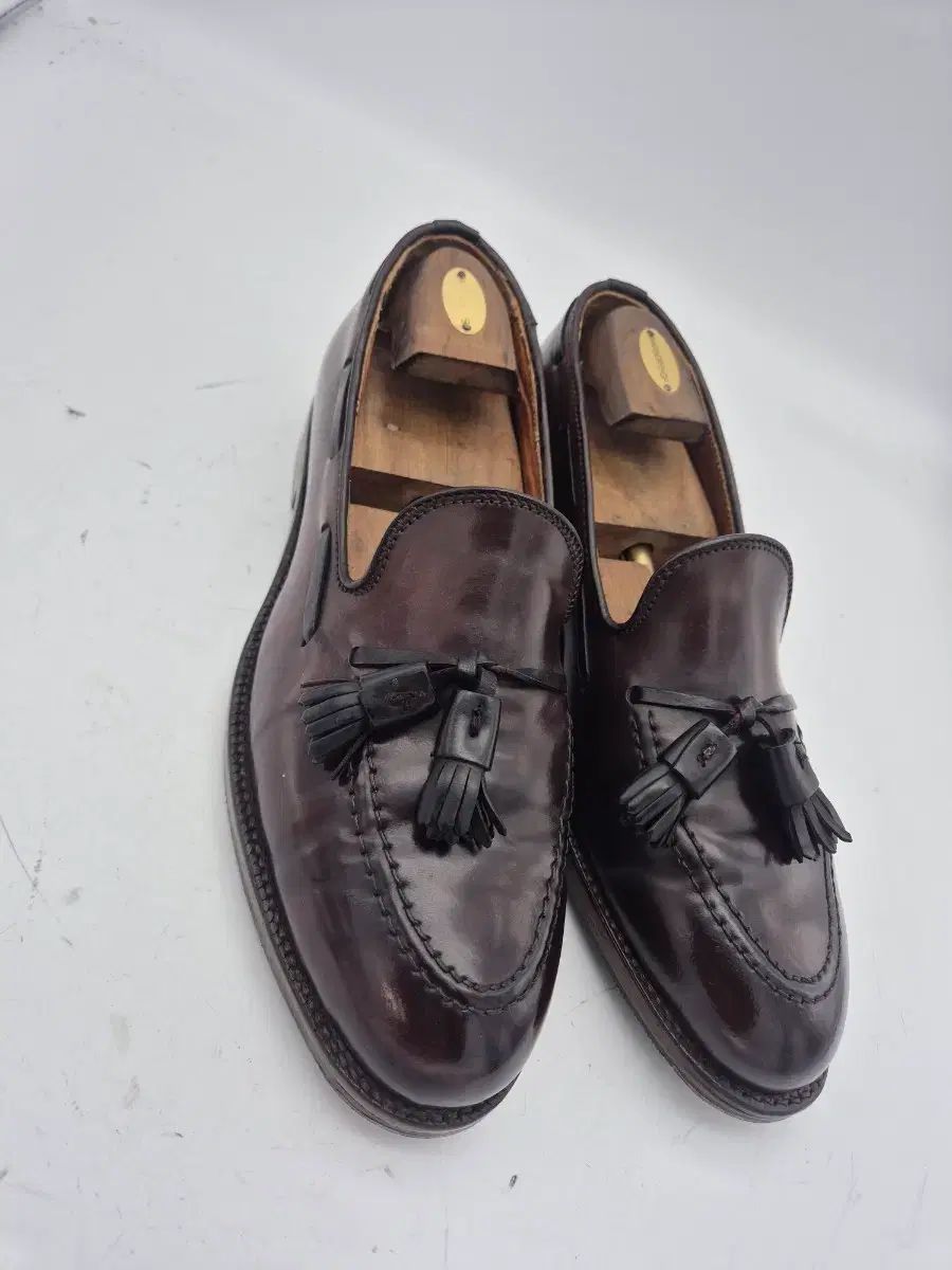 ALDEN ゴードバン ブラウン タッセル ローファー メンズ 靴