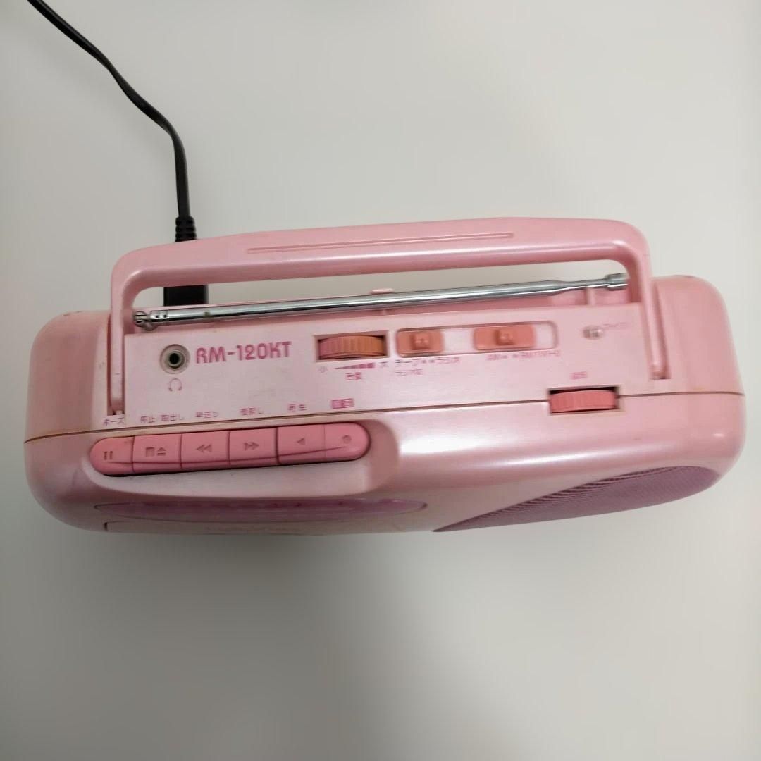 ハローキティ RM-120KT ピンク ラジカセ AM/FM ラジオ受信確認済