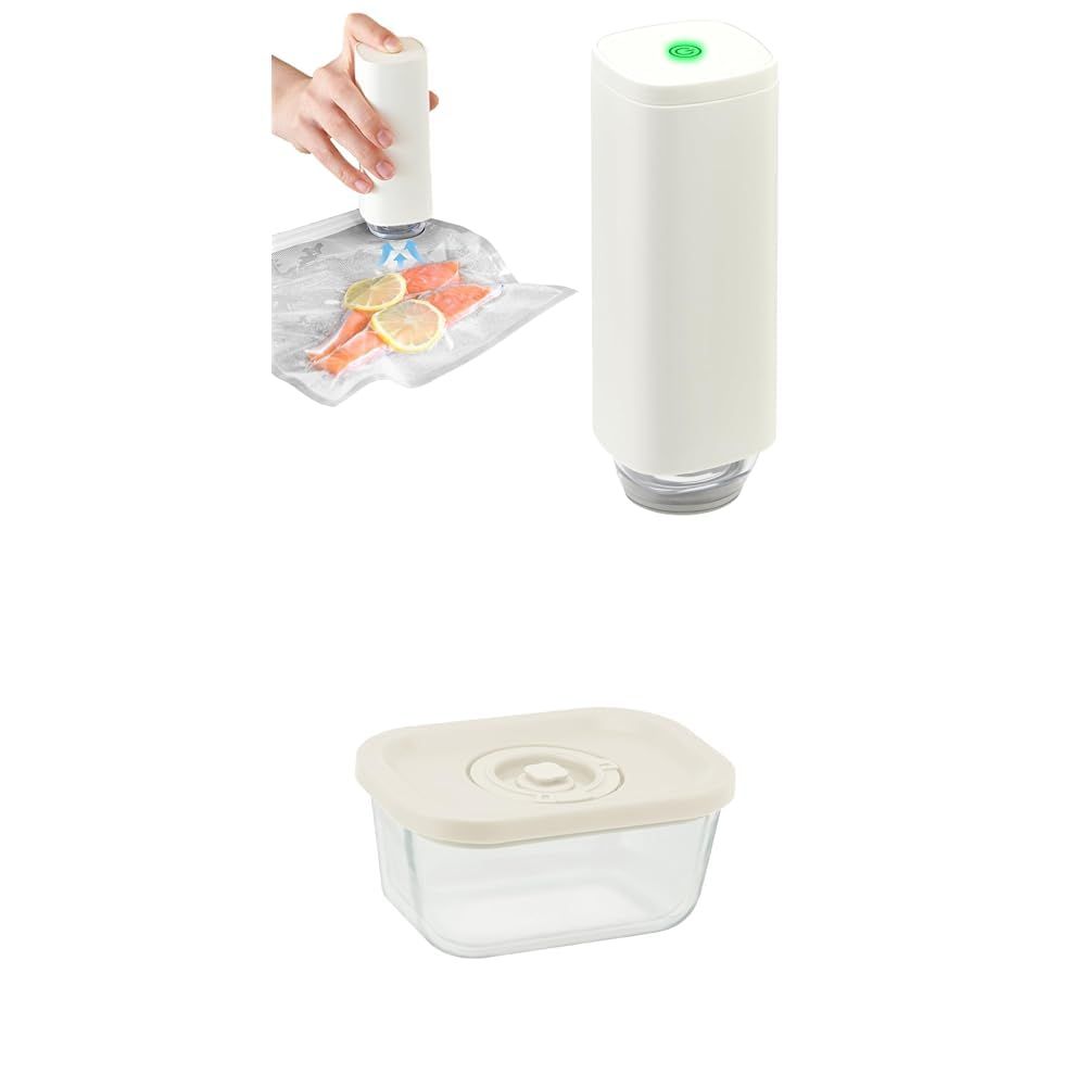新品 ドリテック(dretec)真空ハンディポンプ 真空パック機 保存袋 冷凍 レンジOK 鮮度長持ち キャニスター 真空シーラー フードシーラーFresh Plan 専用キャニスター S 単品