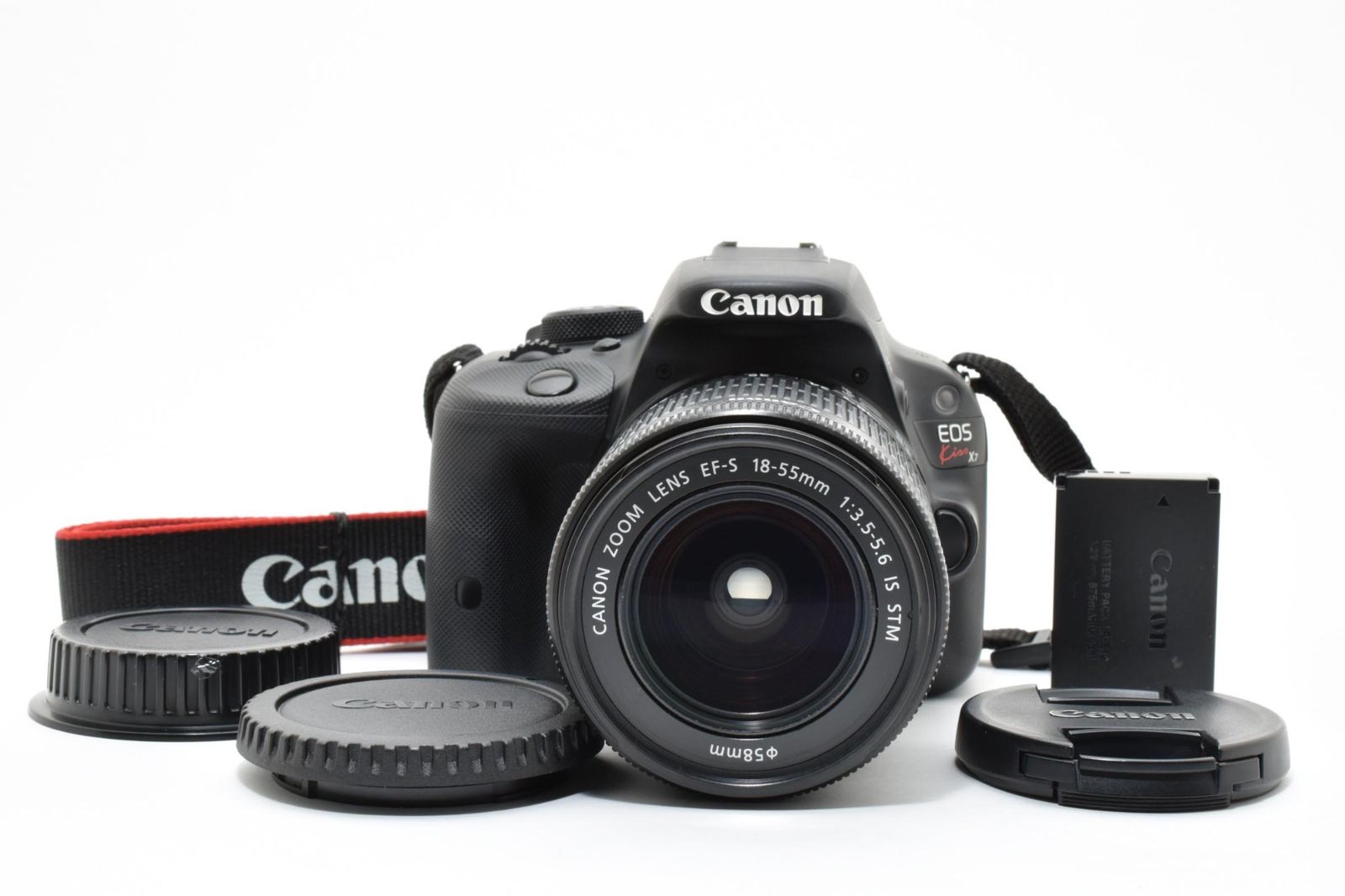 実用品 Canon キャノン EOS KISS X7 / EF-S 18-55mm 3.5-5.6 IS STM デジタル一眼カメラ レンズキット #4120-15