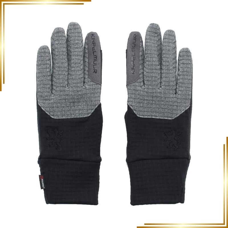 【新品】 Polartec ライトサーモグローブEVO2 Power Grid コンビブラック